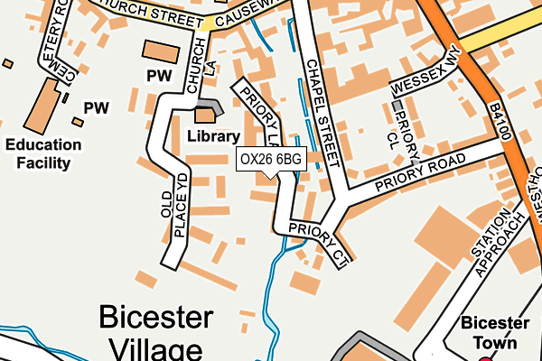 OX26 6BG map - OS OpenMap – Local (Ordnance Survey)