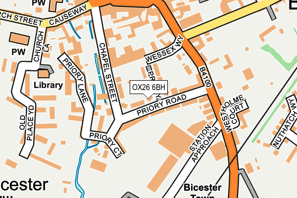 OX26 6BH map - OS OpenMap – Local (Ordnance Survey)