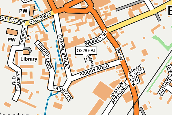 OX26 6BJ map - OS OpenMap – Local (Ordnance Survey)