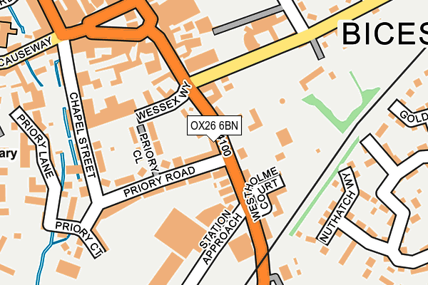 OX26 6BN map - OS OpenMap – Local (Ordnance Survey)