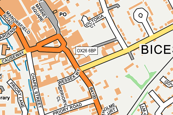 OX26 6BP map - OS OpenMap – Local (Ordnance Survey)