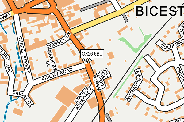OX26 6BU map - OS OpenMap – Local (Ordnance Survey)