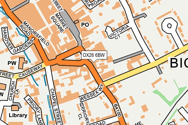 OX26 6BW map - OS OpenMap – Local (Ordnance Survey)