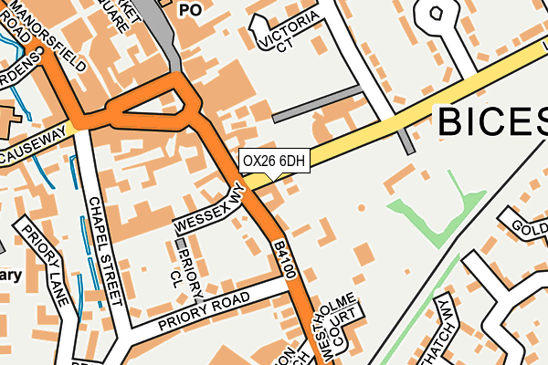 OX26 6DH map - OS OpenMap – Local (Ordnance Survey)