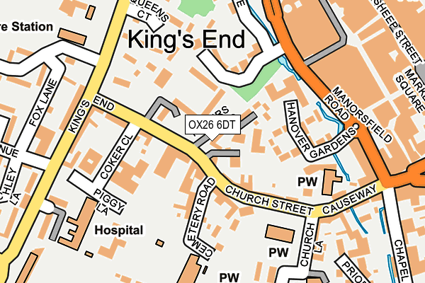 OX26 6DT map - OS OpenMap – Local (Ordnance Survey)