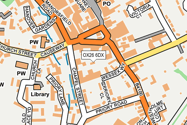 OX26 6DX map - OS OpenMap – Local (Ordnance Survey)