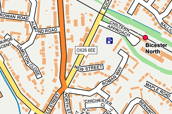 OX26 6EE map - OS OpenMap – Local (Ordnance Survey)