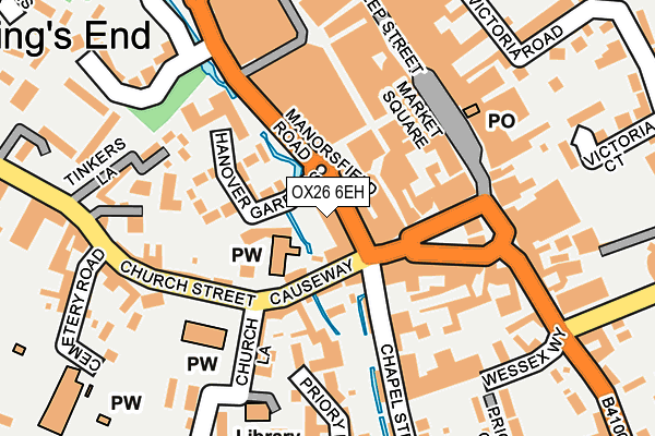 OX26 6EH map - OS OpenMap – Local (Ordnance Survey)