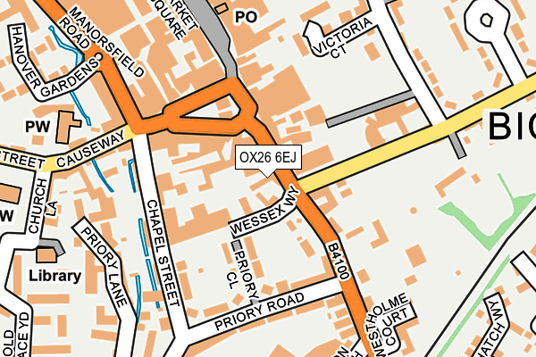 OX26 6EJ map - OS OpenMap – Local (Ordnance Survey)