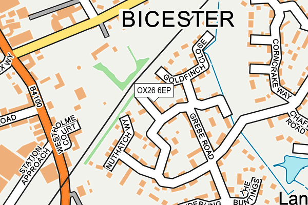 OX26 6EP map - OS OpenMap – Local (Ordnance Survey)