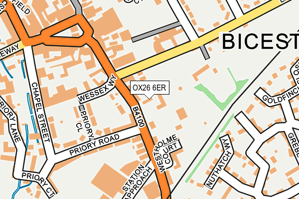 OX26 6ER map - OS OpenMap – Local (Ordnance Survey)