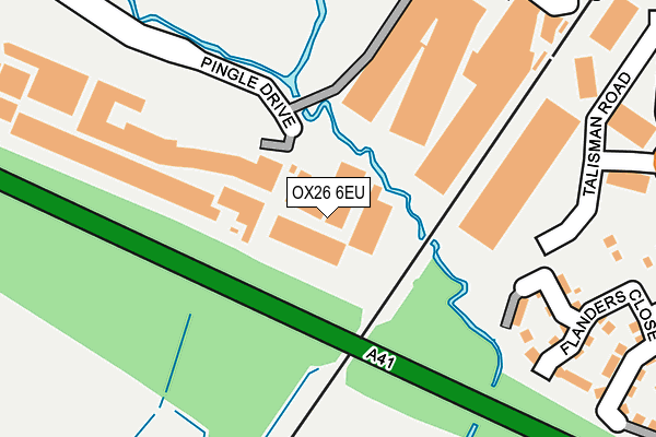 OX26 6EU map - OS OpenMap – Local (Ordnance Survey)