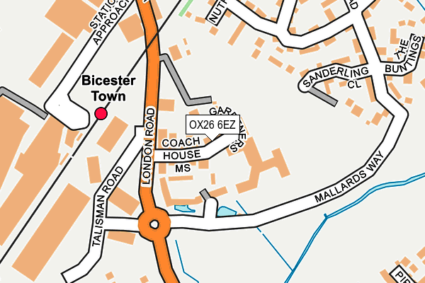 OX26 6EZ map - OS OpenMap – Local (Ordnance Survey)