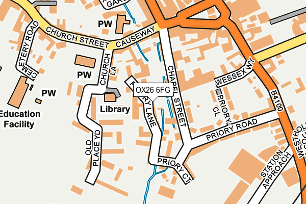 OX26 6FG map - OS OpenMap – Local (Ordnance Survey)