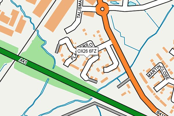 OX26 6FZ map - OS OpenMap – Local (Ordnance Survey)