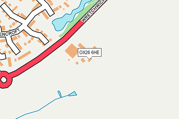 OX26 6HE map - OS OpenMap – Local (Ordnance Survey)