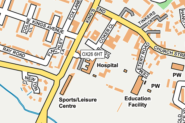 OX26 6HT map - OS OpenMap – Local (Ordnance Survey)