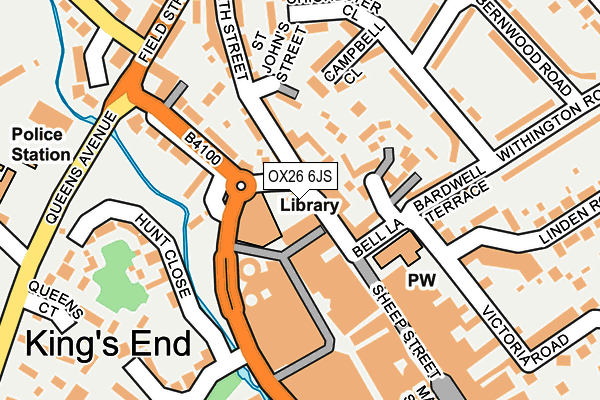 OX26 6JS map - OS OpenMap – Local (Ordnance Survey)