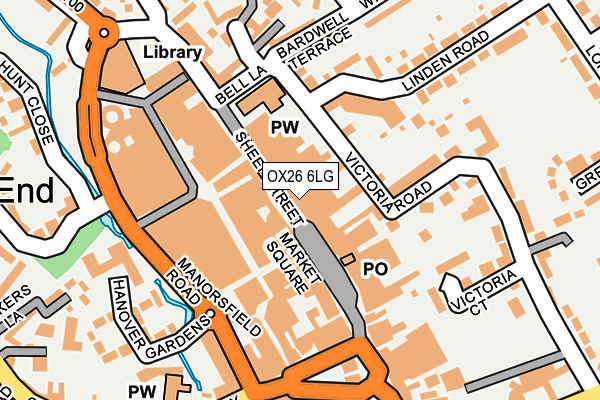 OX26 6LG map - OS OpenMap – Local (Ordnance Survey)