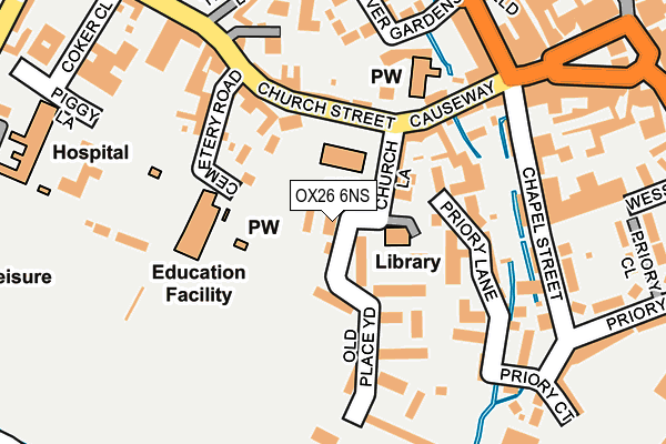 OX26 6NS map - OS OpenMap – Local (Ordnance Survey)