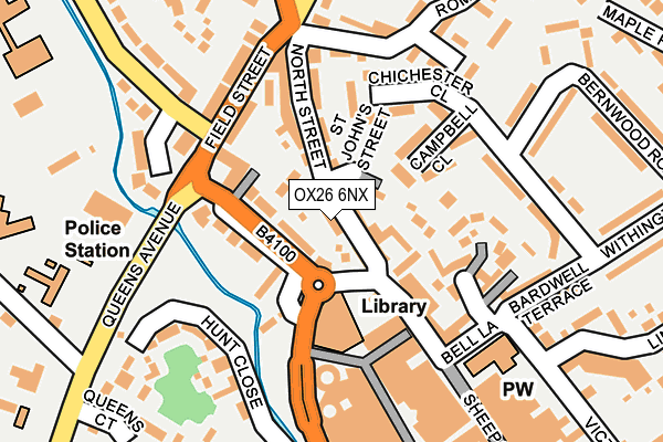 OX26 6NX map - OS OpenMap – Local (Ordnance Survey)