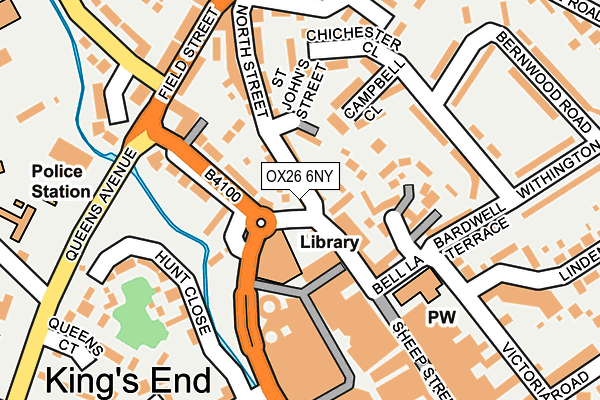 OX26 6NY map - OS OpenMap – Local (Ordnance Survey)