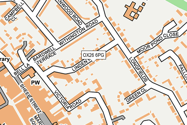 OX26 6PG map - OS OpenMap – Local (Ordnance Survey)