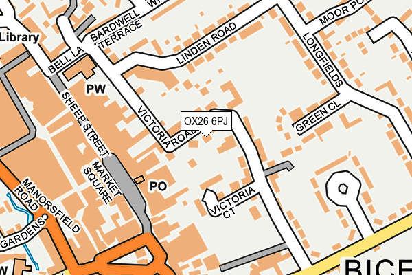 OX26 6PJ map - OS OpenMap – Local (Ordnance Survey)