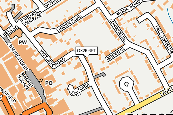 OX26 6PT map - OS OpenMap – Local (Ordnance Survey)