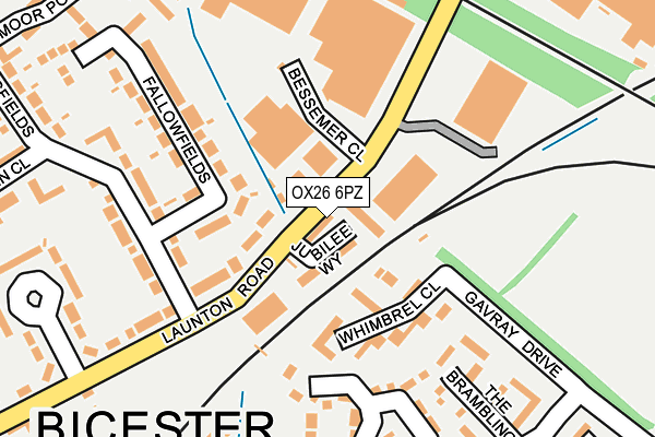 OX26 6PZ map - OS OpenMap – Local (Ordnance Survey)