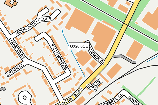 OX26 6QE map - OS OpenMap – Local (Ordnance Survey)