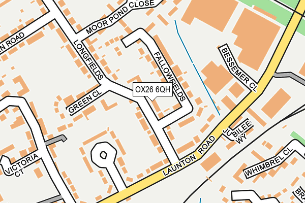 OX26 6QH map - OS OpenMap – Local (Ordnance Survey)