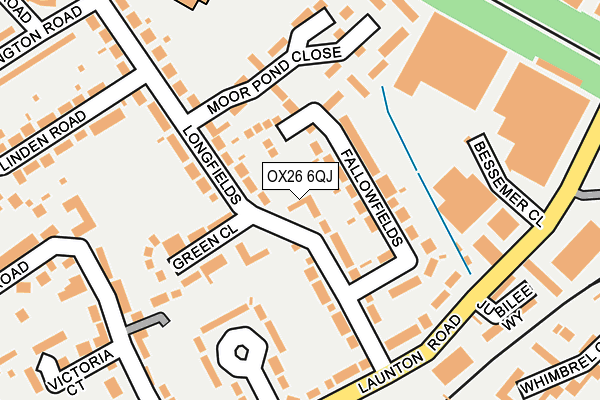 OX26 6QJ map - OS OpenMap – Local (Ordnance Survey)