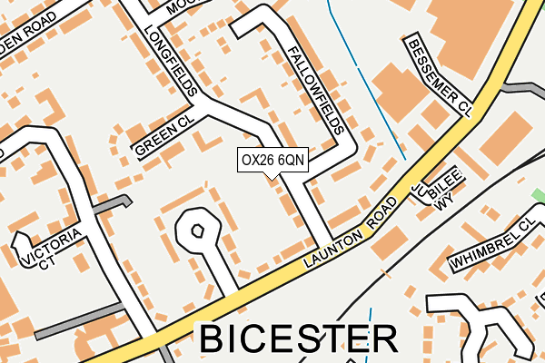 OX26 6QN map - OS OpenMap – Local (Ordnance Survey)