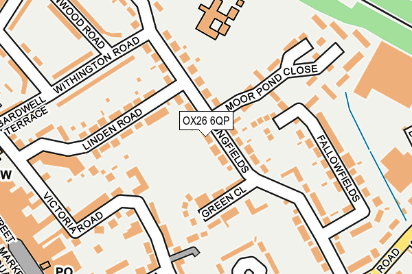 OX26 6QP map - OS OpenMap – Local (Ordnance Survey)