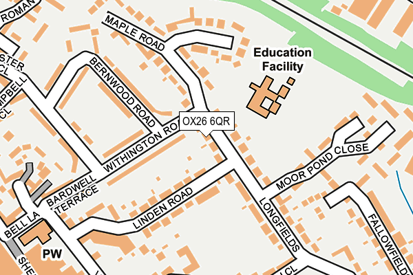 OX26 6QR map - OS OpenMap – Local (Ordnance Survey)