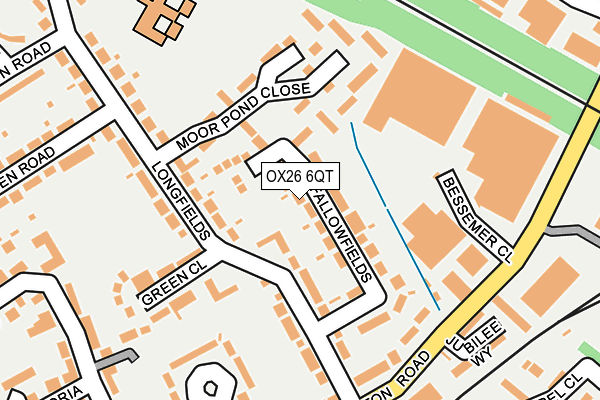 OX26 6QT map - OS OpenMap – Local (Ordnance Survey)