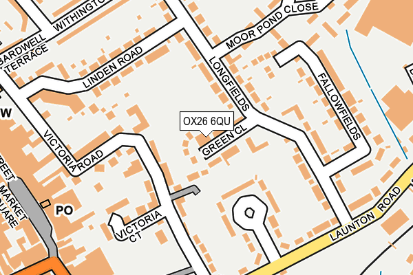 OX26 6QU map - OS OpenMap – Local (Ordnance Survey)