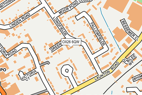 OX26 6QW map - OS OpenMap – Local (Ordnance Survey)