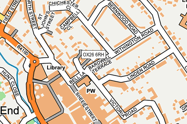 OX26 6RH map - OS OpenMap – Local (Ordnance Survey)