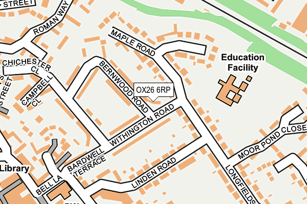 OX26 6RP map - OS OpenMap – Local (Ordnance Survey)