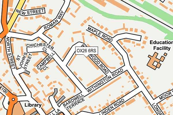 OX26 6RS map - OS OpenMap – Local (Ordnance Survey)