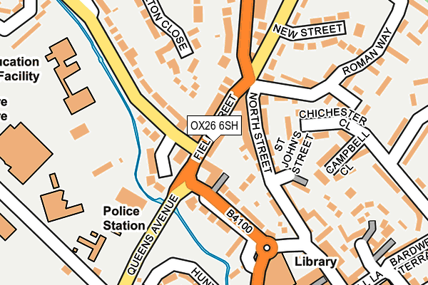 OX26 6SH map - OS OpenMap – Local (Ordnance Survey)