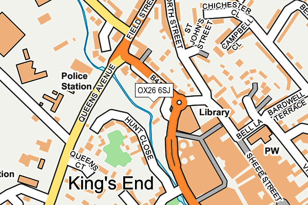 OX26 6SJ map - OS OpenMap – Local (Ordnance Survey)