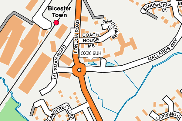 OX26 6UH map - OS OpenMap – Local (Ordnance Survey)