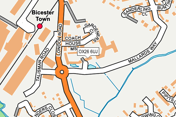 OX26 6UJ map - OS OpenMap – Local (Ordnance Survey)