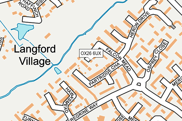 OX26 6UX map - OS OpenMap – Local (Ordnance Survey)