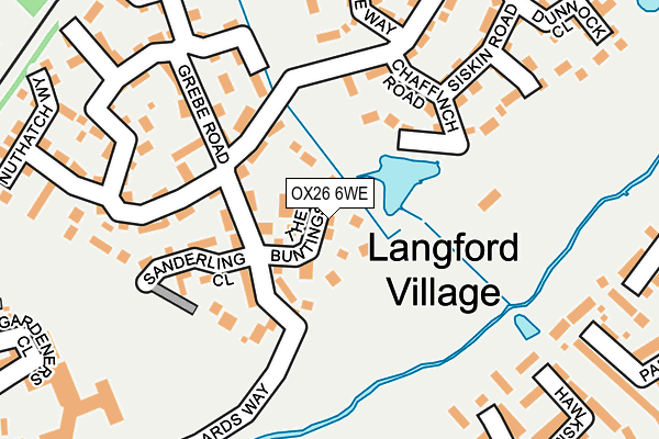 OX26 6WE map - OS OpenMap – Local (Ordnance Survey)