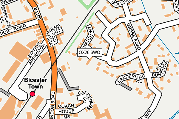 OX26 6WQ map - OS OpenMap – Local (Ordnance Survey)