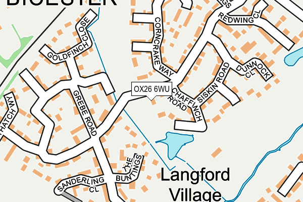 OX26 6WU map - OS OpenMap – Local (Ordnance Survey)